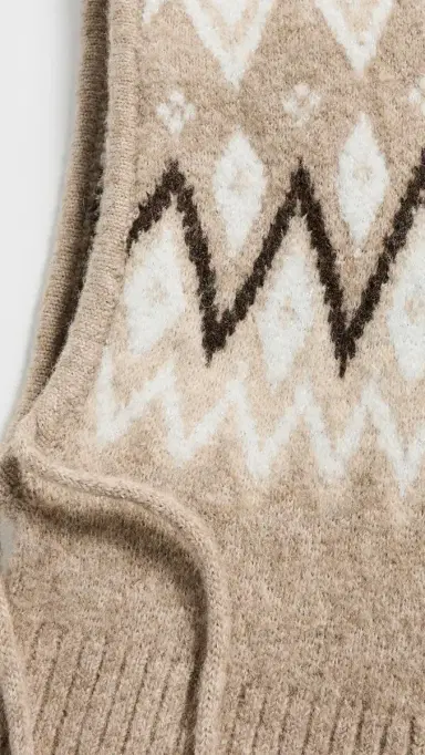 LE BOP Maribelle Balaclava Oatmeal One Size | Thumbnail 5 LE BOP Maribelle Balaclava Oatmeal One Size | Thumbnail 5