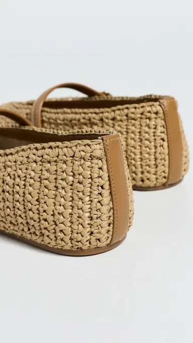 Coach Sculpted C Soft Mary Jane Flats Natural Raffia | Thumbnail 5 Coach Sculpted C Soft Mary Jane Flats Natural Raffia | Thumbnail 5