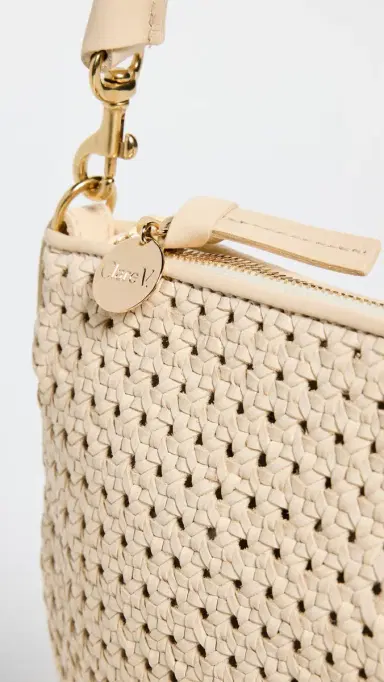 Clare V. Petit Moyen Messenger Cream Rattan One Size | Thumbnail 5 Clare V. Petit Moyen Messenger Cream Rattan One Size | Thumbnail 5