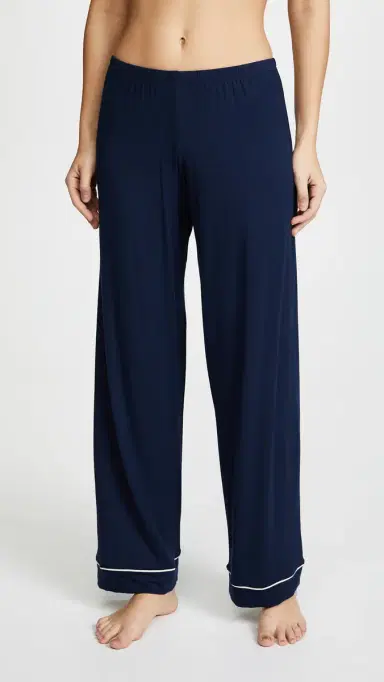 Eberjey Gisele Short Sleeve Pajama et Navy/ | Thumbnail 5 Eberjey Gisele Short Sleeve Pajama et Navy/ | Thumbnail 5