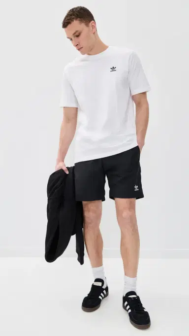 Adidas Trefoil Essentials Tee White M | Thumbnail 5 Adidas Trefoil Essentials Tee White M | Thumbnail 5