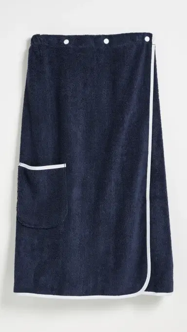 Weezie Bath Towel Wrap Navy M/L | Thumbnail 2 Weezie Bath Towel Wrap Navy M/L | Thumbnail 2