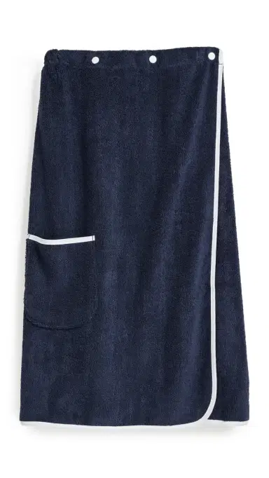 Weezie Bath Towel Wrap Navy M/L | Thumbnail 4 Weezie Bath Towel Wrap Navy M/L | Thumbnail 4