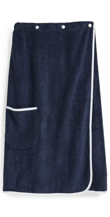 Weezie Bath Towel Wrap Navy M/L | Thumbnail 1 Weezie Bath Towel Wrap Navy M/L | Thumbnail 1