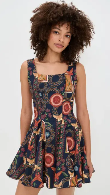 Agua Bendita Kristen Mini Dress Multicolor | Thumbnail 2 Agua Bendita Kristen Mini Dress Multicolor | Thumbnail 2