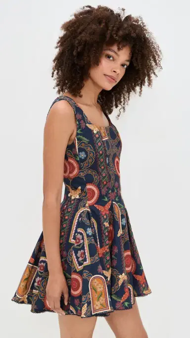 Agua Bendita Kristen Mini Dress Multicolor | Thumbnail 4 Agua Bendita Kristen Mini Dress Multicolor | Thumbnail 4