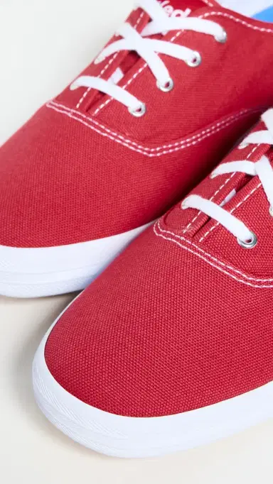 Keds Champion Canvas Sneakers Red 8 | Thumbnail 6 Keds Champion Canvas Sneakers Red 8 | Thumbnail 6