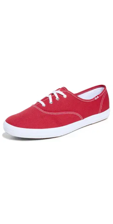 Keds Champion Canvas Sneakers Red 8 | Thumbnail 1 Keds Champion Canvas Sneakers Red 8 | Thumbnail 1
