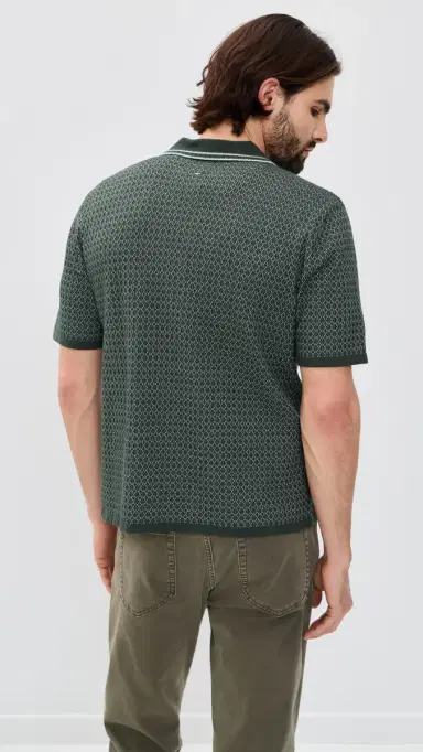 rag & bone Harvey Cross titch Camp Shirt Chgr | Thumbnail 3 rag & bone Harvey Cross titch Camp Shirt Chgr | Thumbnail 3