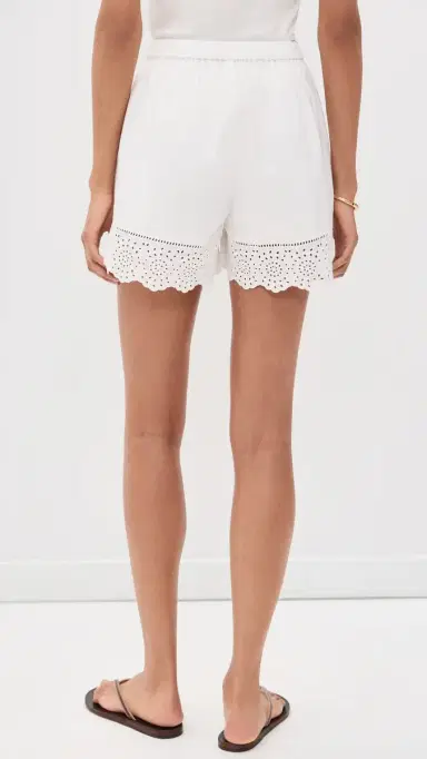 By Malene Birger Greta Shorts Pure White | Thumbnail 3 By Malene Birger Greta Shorts Pure White | Thumbnail 3