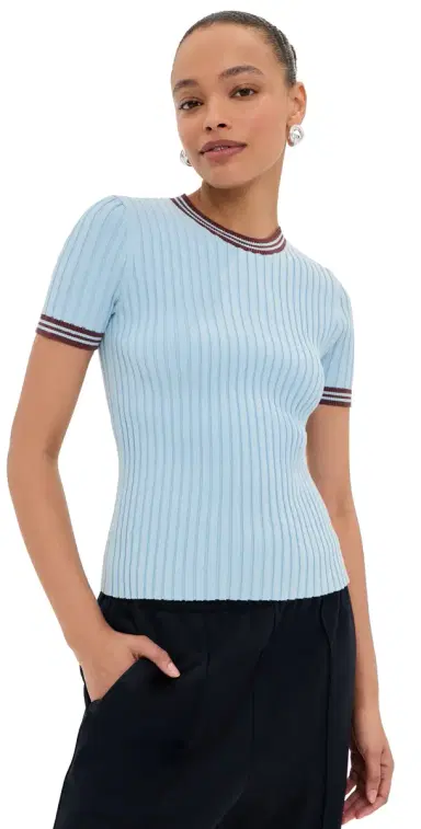 LE BOP Ringer Tee ky/Chocolate | Thumbnail 1 LE BOP Ringer Tee ky/Chocolate | Thumbnail 1