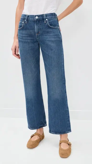 Citizens of Humanity Faye Vintage Straight Jeans Azure Blue | Thumbnail 2 Citizens of Humanity Faye Vintage Straight Jeans Azure Blue | Thumbnail 2
