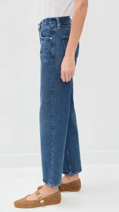 Citizens of Humanity Faye Vintage Straight Jeans Azure Blue | Thumbnail 4 Citizens of Humanity Faye Vintage Straight Jeans Azure Blue | Thumbnail 4