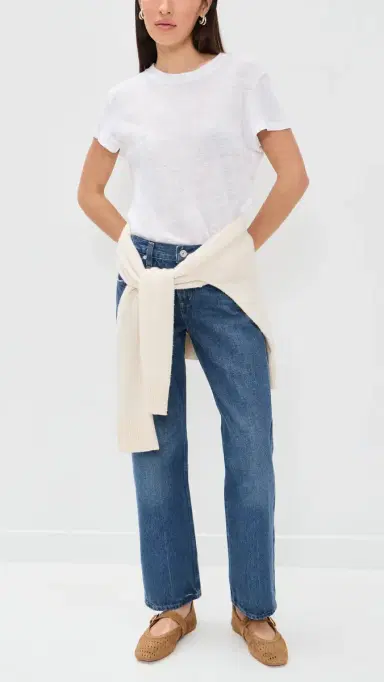 Citizens of Humanity Faye Vintage Straight Jeans Azure Blue | Thumbnail 5 Citizens of Humanity Faye Vintage Straight Jeans Azure Blue | Thumbnail 5