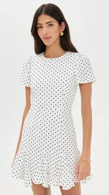LE BOP Georgia Dress White Dot | Thumbnail 2 LE BOP Georgia Dress White Dot | Thumbnail 2
