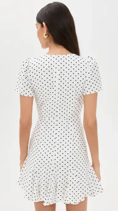 LE BOP Georgia Dress White Dot | Thumbnail 3 LE BOP Georgia Dress White Dot | Thumbnail 3