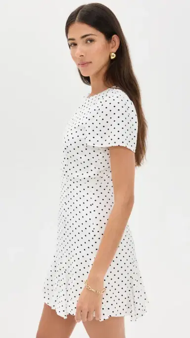 LE BOP Georgia Dress White Dot | Thumbnail 4 LE BOP Georgia Dress White Dot | Thumbnail 4