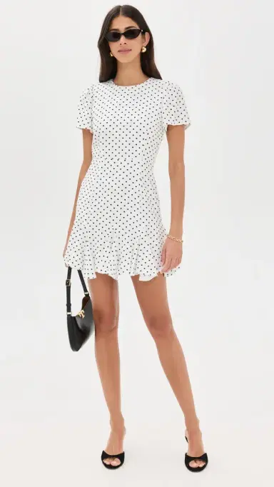LE BOP Georgia Dress White Dot | Thumbnail 5 LE BOP Georgia Dress White Dot | Thumbnail 5