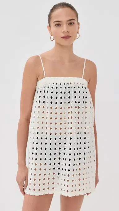 LE BOP Camille Dress Ivory Eyelet M | Thumbnail 2 LE BOP Camille Dress Ivory Eyelet M | Thumbnail 2