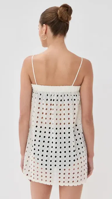 LE BOP Camille Dress Ivory Eyelet M | Thumbnail 3 LE BOP Camille Dress Ivory Eyelet M | Thumbnail 3