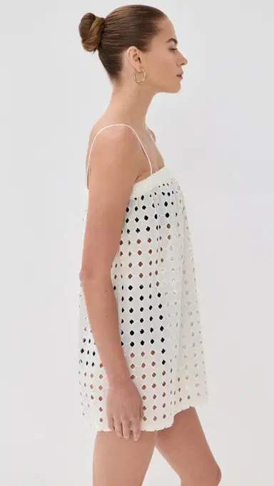 LE BOP Camille Dress Ivory Eyelet M | Thumbnail 4 LE BOP Camille Dress Ivory Eyelet M | Thumbnail 4