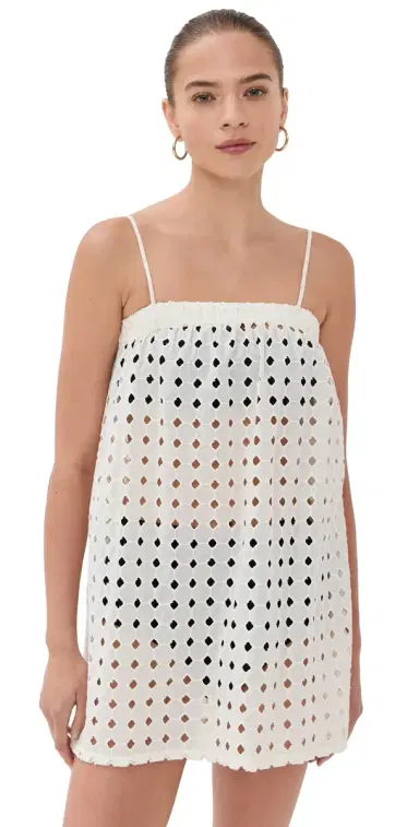 LE BOP Camille Dress Ivory Eyelet M | Thumbnail 1 LE BOP Camille Dress Ivory Eyelet M | Thumbnail 1