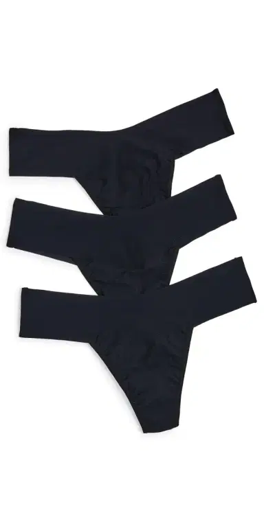 Hanky Panky Breathe Natural Rise 3 Pack Black L | Thumbnail 1 Hanky Panky Breathe Natural Rise 3 Pack Black L | Thumbnail 1