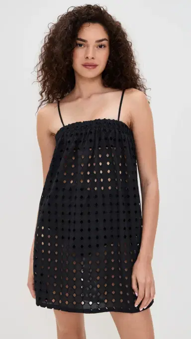 LE BOP Camille Dress Black Eyelet | Thumbnail 2 LE BOP Camille Dress Black Eyelet | Thumbnail 2