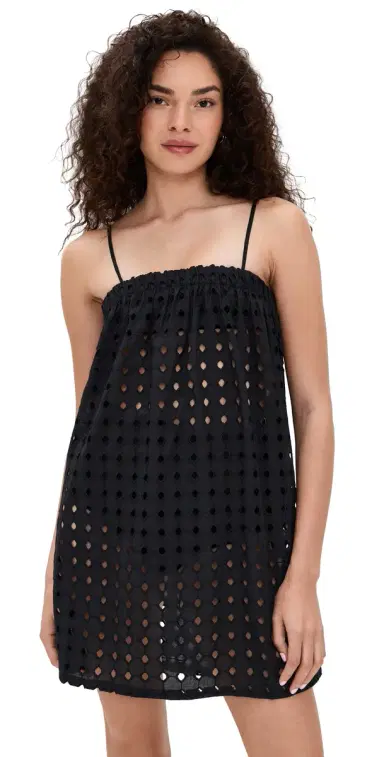 LE BOP Camille Dress Black Eyelet | Thumbnail 1 LE BOP Camille Dress Black Eyelet | Thumbnail 1