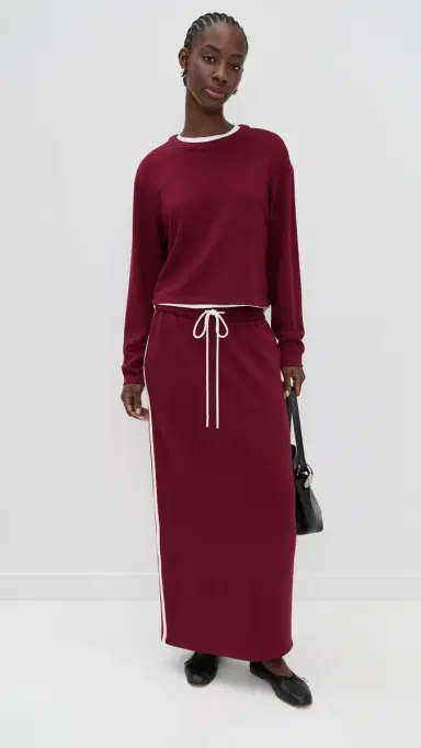 LE BOP Danica Crop Top Merlot | Thumbnail 5 LE BOP Danica Crop Top Merlot | Thumbnail 5