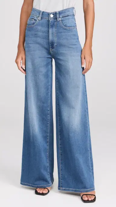 DL1961 DL Softwear Hepburn Wide Leg High Rise Jeans Mohonk (Softwear) | Thumbnail 2 DL1961 DL Softwear Hepburn Wide Leg High Rise Jeans Mohonk (Softwear) | Thumbnail 2