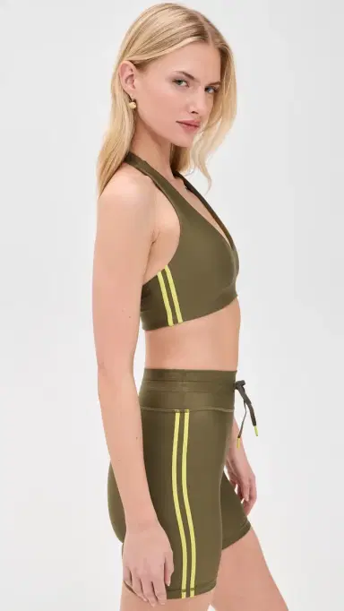 The Upside Oxford Ulla Halter ports Bra Green | Thumbnail 5 The Upside Oxford Ulla Halter ports Bra Green | Thumbnail 5