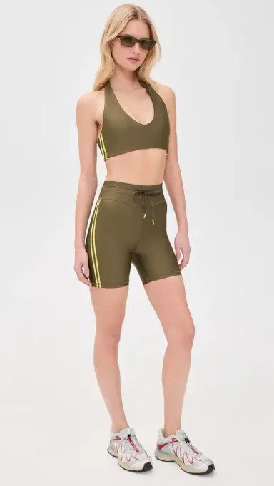 The Upside Oxford Ulla Halter ports Bra Green | Thumbnail 6 The Upside Oxford Ulla Halter ports Bra Green | Thumbnail 6