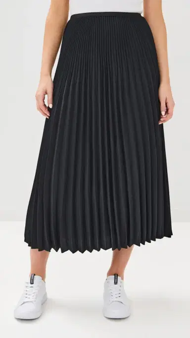 Jenni Kayne Pleated Skirt Black | Thumbnail 3 Jenni Kayne Pleated Skirt Black | Thumbnail 3