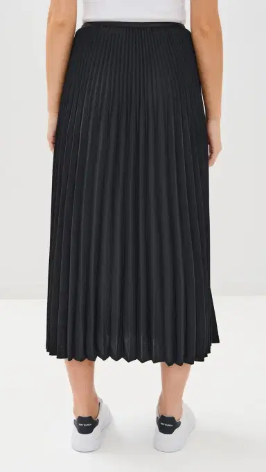 Jenni Kayne Pleated Skirt Black | Thumbnail 4 Jenni Kayne Pleated Skirt Black | Thumbnail 4