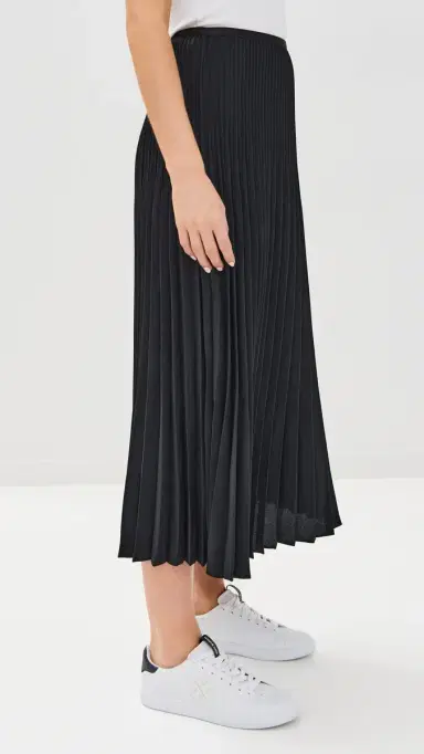 Jenni Kayne Pleated Skirt Black | Thumbnail 5 Jenni Kayne Pleated Skirt Black | Thumbnail 5