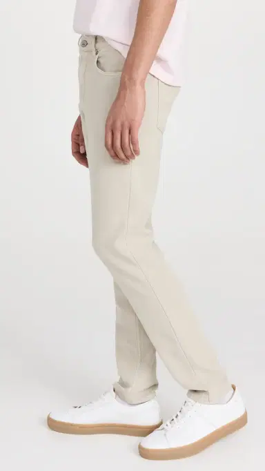 Faherty Stretch Terry 5 Pocket Pants Stone 28 | Thumbnail 4 Faherty Stretch Terry 5 Pocket Pants Stone 28 | Thumbnail 4