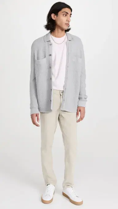 Faherty Stretch Terry 5 Pocket Pants Stone 28 | Thumbnail 5 Faherty Stretch Terry 5 Pocket Pants Stone 28 | Thumbnail 5