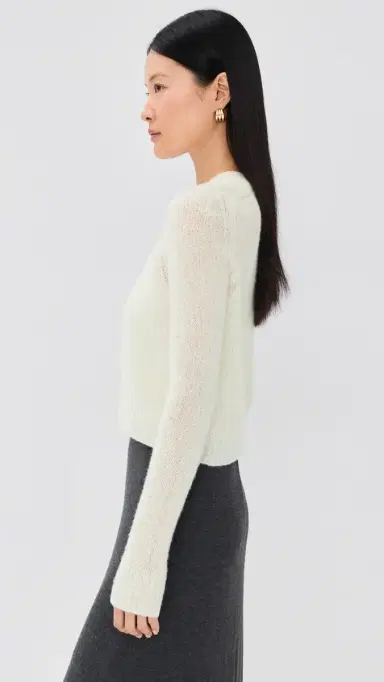 LISA YANG Solene Cashmere Sweater Cream | Thumbnail 4 LISA YANG Solene Cashmere Sweater Cream | Thumbnail 4