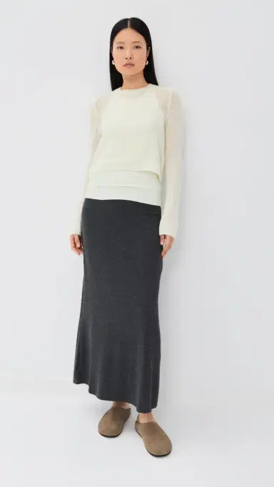LISA YANG Solene Cashmere Sweater Cream | Thumbnail 5 LISA YANG Solene Cashmere Sweater Cream | Thumbnail 5