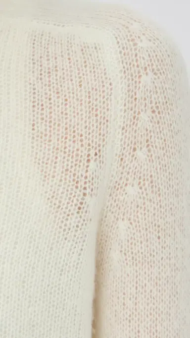 LISA YANG Solene Cashmere Sweater Cream | Thumbnail 6 LISA YANG Solene Cashmere Sweater Cream | Thumbnail 6