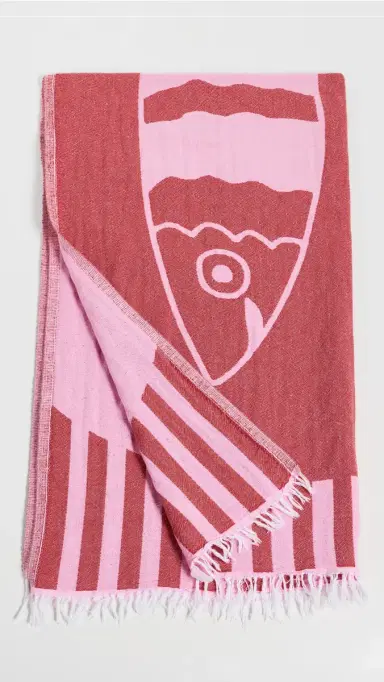 Hat Attack Novelty Turkish Towel Pink/Red One Size | Thumbnail 4 Hat Attack Novelty Turkish Towel Pink/Red One Size | Thumbnail 4