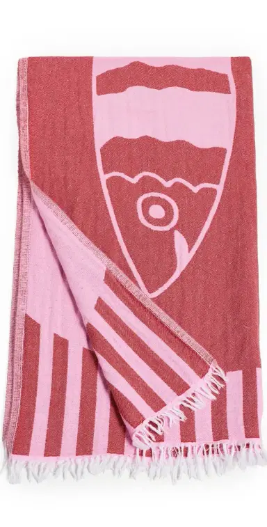 Hat Attack Novelty Turkish Towel Pink/Red One Size | Thumbnail 1 Hat Attack Novelty Turkish Towel Pink/Red One Size | Thumbnail 1