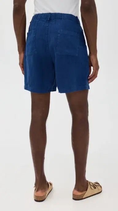 BATHER inen eisure Shorts 6" Navy | Thumbnail 3 BATHER inen eisure Shorts 6" Navy | Thumbnail 3