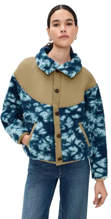 Polo Ralph Lauren Jacquard Knit Long Sleeve Funnel Neck Jacket | Thumbnail 1 Polo Ralph Lauren Jacquard Knit Long Sleeve Funnel Neck Jacket | Thumbnail 1