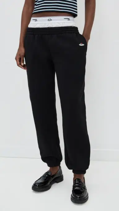 Hommegirls Homme Girls x Fruit of the Loom Boxer Sweatpants Black | Thumbnail 2 Hommegirls Homme Girls x Fruit of the Loom Boxer Sweatpants Black | Thumbnail 2