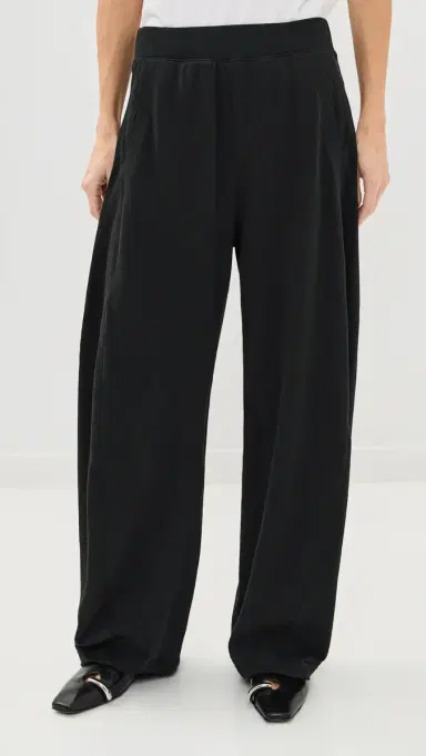 Tibi Petite Lightweight Sweatshirting Winslow Pants Black L | Thumbnail 2 Tibi Petite Lightweight Sweatshirting Winslow Pants Black L | Thumbnail 2