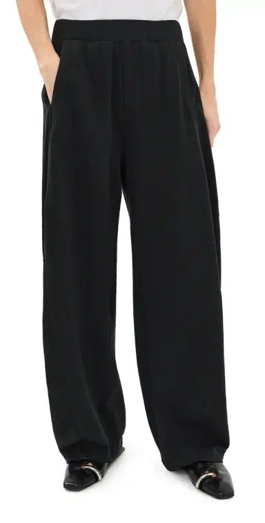 Tibi Petite Lightweight Sweatshirting Winslow Pants Black L | Thumbnail 1 Tibi Petite Lightweight Sweatshirting Winslow Pants Black L | Thumbnail 1