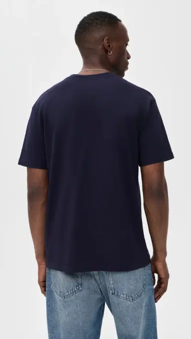 Aaron Levine Crew T-shirt Navy L | Thumbnail 3 Aaron Levine Crew T-shirt Navy L | Thumbnail 3