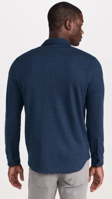 Faherty egend Sweater Shirt Brighton Navy Twill | Thumbnail 3 Faherty egend Sweater Shirt Brighton Navy Twill | Thumbnail 3